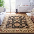 thumbnail image 3 of SAFAVIEH Lyndhurst Victoria Floral Area Rug, Black/Ivory, 2'3" x 4', 3 of 6