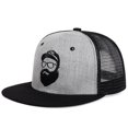 thumbnail image 1 of Gorra de béisbol con bordado de barba para hombre, gorro de béisbol con bordado de barba, estilo hip hop, informal, ajustable Fivean unisex, 1 of 2
