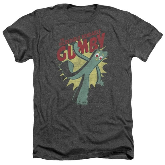Gumby - Bendable - Heather Short Sleeve Shirt - X-Large