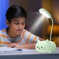 thumbnail image 4 of Lámparas de escritorio con protección ocular USB Cute Cat Night Light 400mAh Lámpara de lectura (verde), 4 of 9