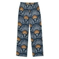thumbnail image 2 of FORMRS Kids Pajama Pants with Pockets Size 6-8Y Boys Lounge Sleep Bottoms, Blue Elegant Geometric, 2 of 8