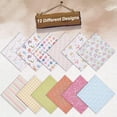 thumbnail image 3 of 1Set 24 Sheet 12 Styles Patterned Paper Pad 15.2x15.2cm Scrapbook Paper Pack Single-Sided Birthday Themed Pattern Colorful Cardstock Collection Decorative Album Background Paper DIY Card Craft, 3 of 8