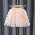 thumbnail image 2 of Cathalem Girls Skirts Toddler Girls Layered Tutu Skirt Sparkling Sequin Tulle Dance Skirts (Pink,5-6 Years), 2 of 4