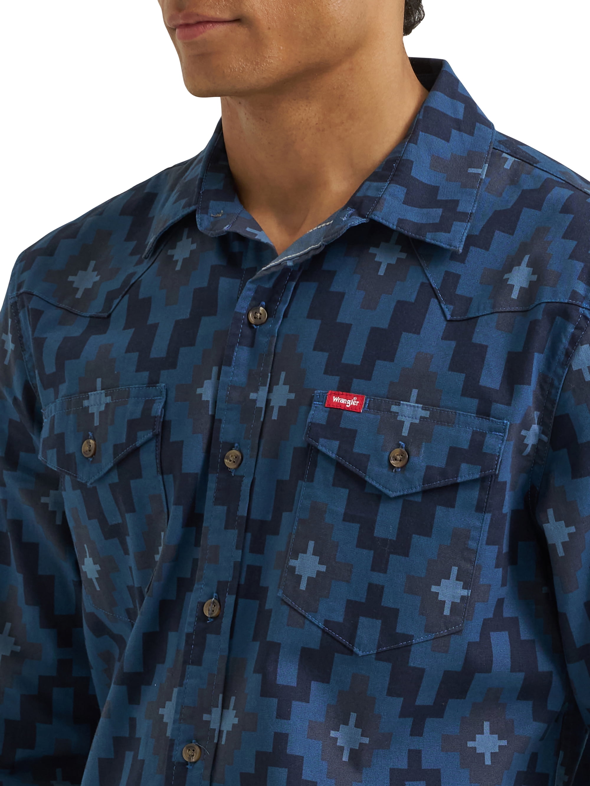 Wrangler® Men's Long Sleeve Woven Shirt