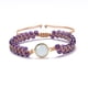 thumbnail image 1 of Pulsera De Cuentas Pulsera De Meditación De Piedra Pulseras De Cristal Ajustables Para Mujeres Niñas Minnieouse AP006137-00, 1 of 6