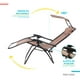 thumbnail image 5 of Silla Camastro Plegable Elly Decor Tecnologia Gravedad Cero Reclinable con sombrilla beige 6.49 pulg, 5 of 10