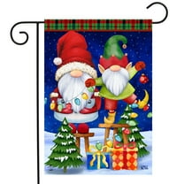 Briarwood Lane Christmas Gnomes Humor Garden Flag