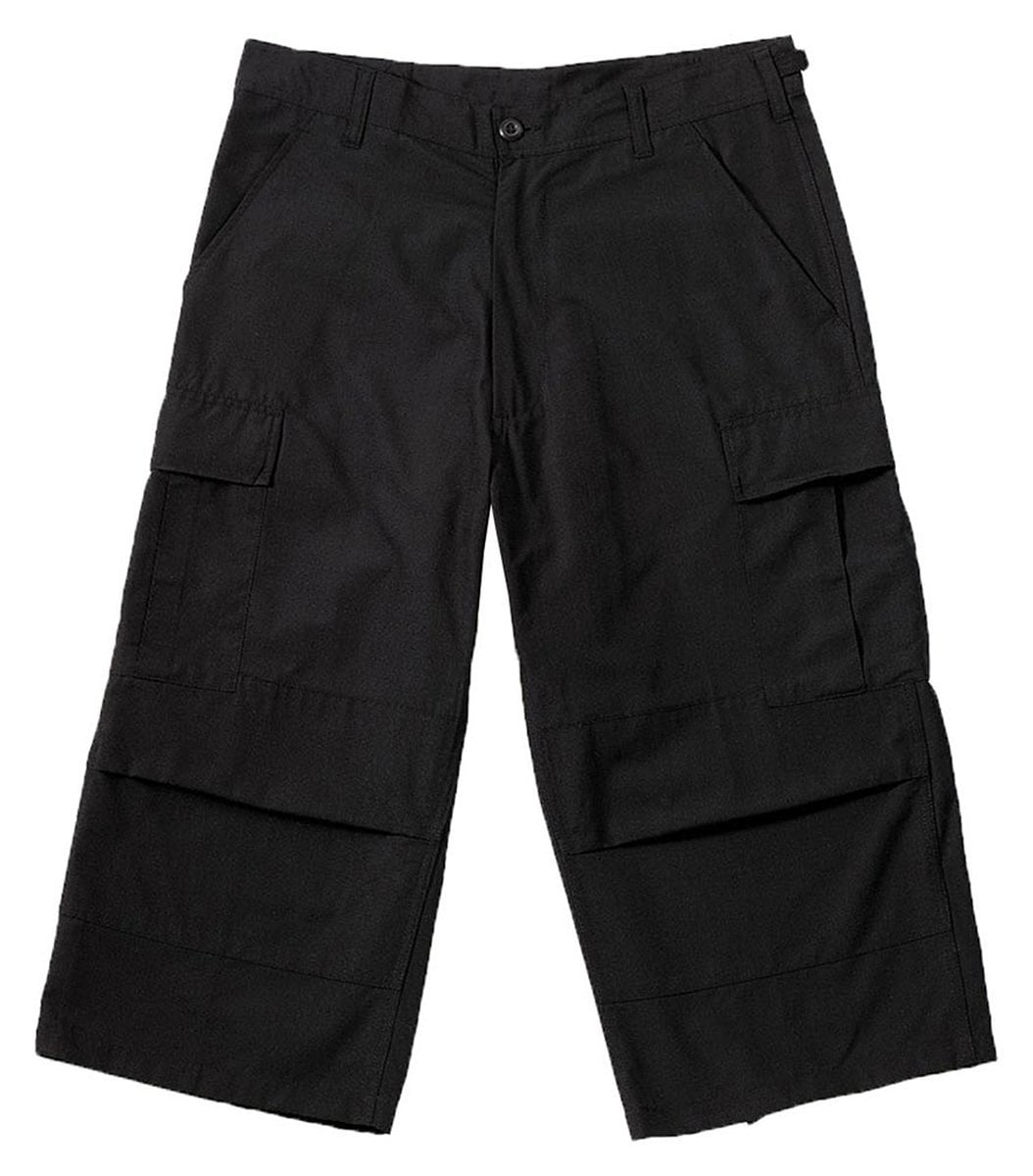 Rothco 6-Pocket BDU 3/4 Pants - Black, 3X-Large - Walmart.com