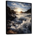 thumbnail image 2 of Designart "Ocean Coastal quintessence" Nautical & Beach Floater Framed Canvas Print, 2 of 7