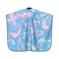 thumbnail image 2 of ZICANCN Hair Cutting Cape for Adults, Blue Linear Butterflies Cape Salon Barber Cape for Hair Stylist Shampoo Capes Waterproof, 55x66 Inches, 2 of 7