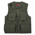 thumbnail image 2 of Fishing Photography Vest Summer Multi Pockets Mesh Jackets Quick Dry Waistcoat, 2 of 7