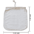thumbnail image 2 of 4-Piece Cheese Cloth, Fine Mesh Cord Cheesecloth Bag, Multiple-Use Cheese Cloth for Filtering, Reusable Food Filter, 2 of 6