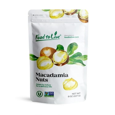 Food to Live Macadamia Nuts, 8 oz