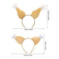 thumbnail image 5 of OUNONA 2Pcs Thanksgiving Headbands Turkey Leg Hair Accessories Fun Lightweight Multi Headwear, 5 of 5