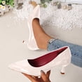 thumbnail image 2 of RoamHome Women's 6cm Stiletto Pumps Pointed Toe Slip-On Office Work Shoes Fashion Sexy Commute High Heels, 2 of 9