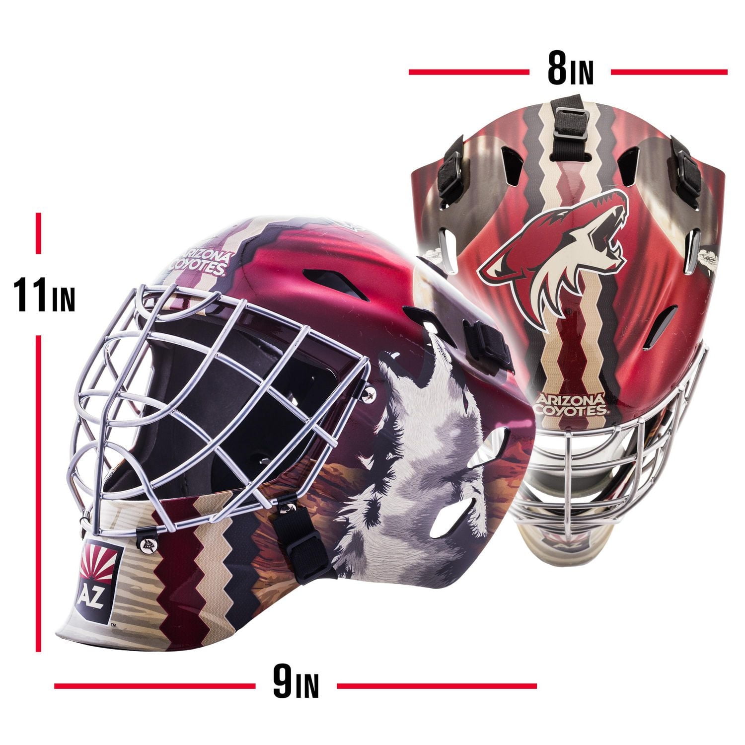 Franklin Sports GFM 1500 NHL Coyotes Goalie Face Mask