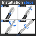 thumbnail image 3 of 4PCS Reusable Hydraulic Hose Fittings Repair Kit,Hydraulic Hose, 3 of 5