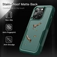 thumbnail image 6 of JETech Case for iPhone 14 Pro 6.1-Inch, Heavy Duty Dual-Layer Rugged Protection, Shockproof Protective Tough Phone Cover with Matte Back (Midnight Green), 6 of 6