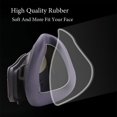thumbnail image 4 of Dust Mask Reusable Dust Proof Respirator Rubber Work Safety Mask Cotton Filters For Builder Carpenter Daily Haze Protection, 4 of 7