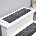 thumbnail image 3 of White 3 Step Wooden Pet Stairs Non Slip Carpet Ramp Storage Design for Cats Small Dogs, 3 of 5