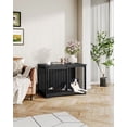 thumbnail image 5 of Hzuaneri Furniture Style Dog Crate, Dog Kennels, Black DFC02304B, 5 of 11