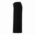 thumbnail image 3 of Pantalón George para Dama, con Pierna Ancha Negro Talla M, 3 of 4