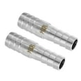 thumbnail image 1 of Uxcell 2 Pcs 5/8" a 9/16" adaptador de manguera de acero inoxidable plata, 1 of 6