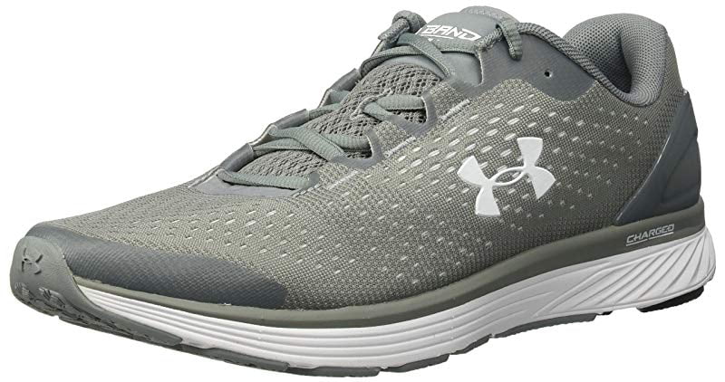 Grey Under Armour Charged Bandit 4 Mens Running Shoes 