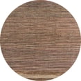 thumbnail image 1 of Ahgly Company Indoor Round Abstract Dark Sienna Brown Abstract Area Rugs, 4' Round, 1 of 6