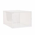 thumbnail image 2 of YAOMOBB Dust-proof Shoe Box Clear Plastic Shoe Box Space Saving Stackable Shoe Storage Container with Lid Organizer for Closet, 2 of 6
