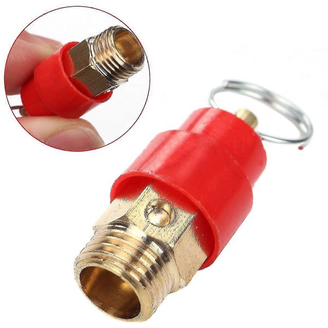KAIYANG 1 válvula de liberación segura para compresor de aire BSP 1/4 de 120 PSI, regulador de liberación de presión de cobre rojo