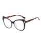 thumbnail image 1 of Gafas de ojo de gato Sonducket Estampado de leopardo para mujer Gafas antiluz azul Pierna de leopardo negro Snap Street Type3 NO3, 1 of 6