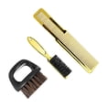 thumbnail image 2 of ZheElen Barber Comb Set Profesonal Shaping Brush Finishing Brush Gold, 2 of 6