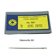 C.S. Osborne Pack of 25 Pearl & Bead Sewing Needle #561, 30mm Length