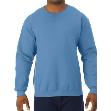 Adult Crewneck Fleece Sweatshirt - Men's Soft Medium-Weight Fleece Crewneck Sweatshirt