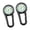 Black, variant on Carabiner Watch With Accurate Quartzs Movements Light Weight Outdoor Clip On
