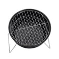 thumbnail image 4 of Cqxid Barbecue Grill à Moins de 20 $ Barbecue Rond Portable Barbecue d'Extérieur en Acier Inoxydable Barbecue Pliable avec Bloc Réfrigérant Four Barbecue Grill, 4 of 9