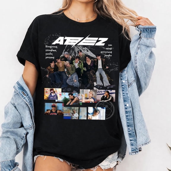 Retro Ateez Golden Hour Part 5 Graphic T-Shirt, in Your Fantasy Unisex Tee