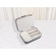 thumbnail image 6 of Unique Bargains Portable Velvet Jewelry Box Organizer Light Gray, 6 of 7