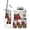 Color 1, variant on Bathroom Accessory Set 6 Piece Rustic Wooden Barn Overgrown Field Sepia Vintage Effect Trash can, Toothbrush Holder, Toothbrush Cup, Soap Dispenser, Soap Dish, Toilet Brush Holder