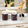 thumbnail image 4 of Yayeee 2 Pack Qtip Holder Bathroom Cotton Swab Canister with Lid Clear Dispenser Set, Christmas Splendor, 4 of 6