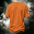 thumbnail image 5 of KLHDSF Mens Casual Halloween Print Top Lightweight Breathable Daily T-Shirt Round Neck Short Sleeve Loungewear Orange XXXL, 5 of 5