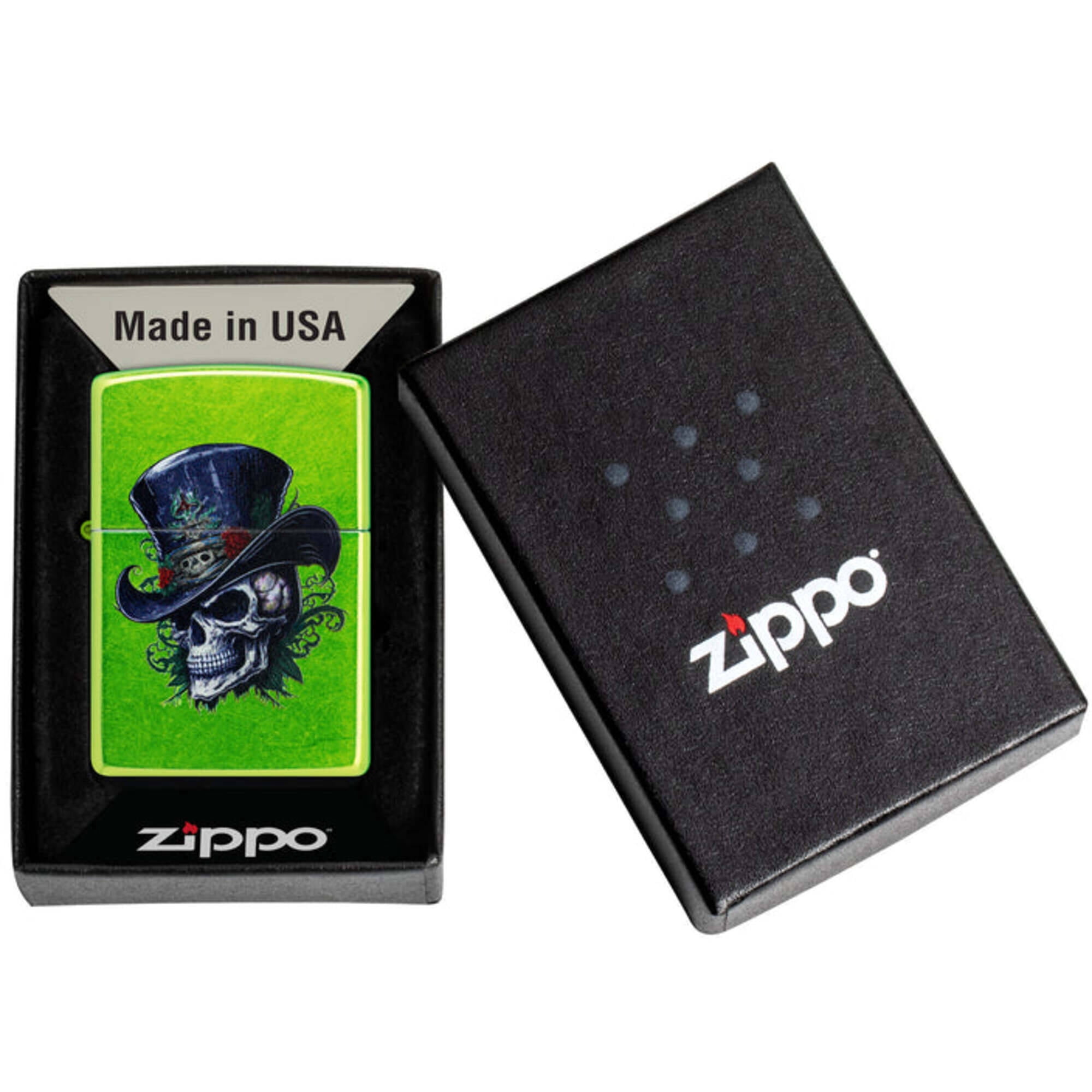 Zippo 46709 Steampunk Skeleton Design Windproof Pocket Lighter