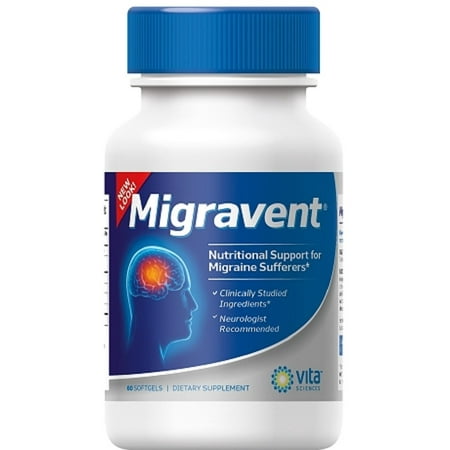 Vita Sciences Migravent Natural Migraine Relief (Best Magnesium For Migraines)