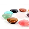 thumbnail image 5 of MATROOY 100pcs Natural Quartz Crystal Healing Heart Gemstone for Home Decor 20x6mm, 5 of 9