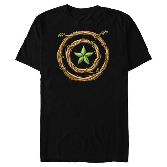 Marvel 85th Anniversary We Are Groot Captain America Shield - Short Sleeve Blended T-Shirt for Adults - Customized-Black