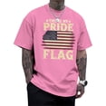 thumbnail image 6 of Ankishi This Is My Pride Flag Shirt Patriotic Men's Casual Short Sleeve Crewneck Summer Cotton T Shirts for Travel, 6 of 6
