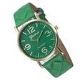 thumbnail image 2 of yingyy Femmes Hommes Garçon Fille Bracelet en Cuir Rond Femmes Hommes Garçon Étudiant Enfant Enfants Boîtier de Montre Design Simple No.08, 2 of 6