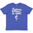 thumbnail image 3 of Inktastic Future Ice Skater Girls Skating Youth T-Shirt, 3 of 5
