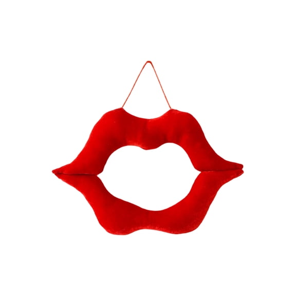 Mecorevxz Valentines Day Decorative Hanging Ornaments Red Lips Valentines Day Party Scene Arrangement(S)